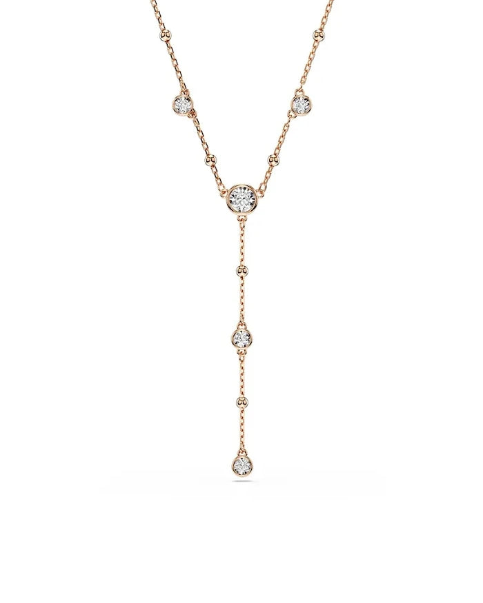 Swarovski kadın altın kaplama zirkon kolye IMBER