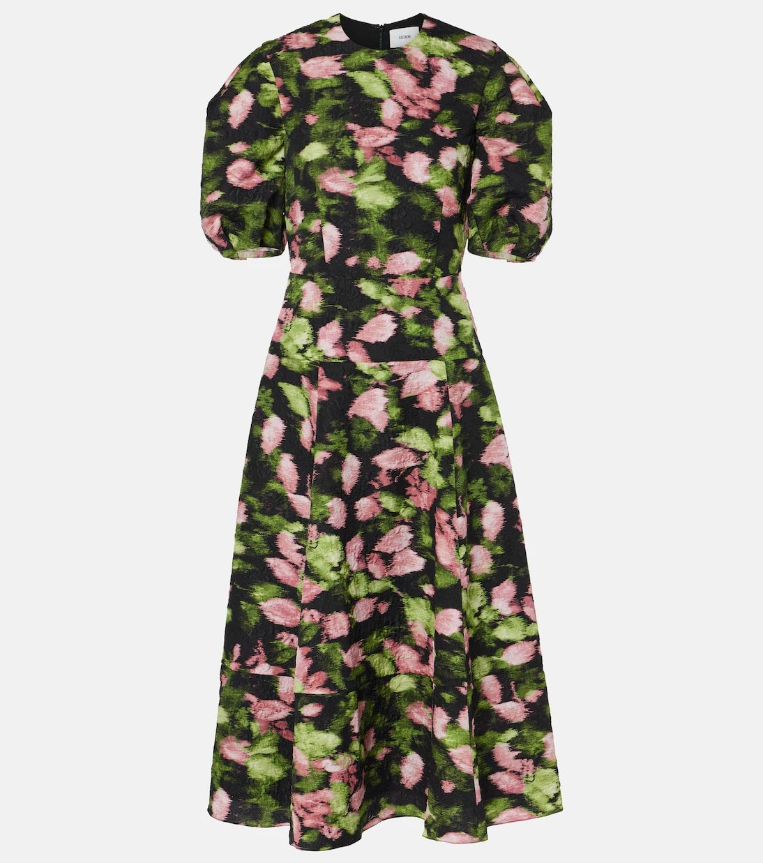 Erdem - Floral matelassé midi dress