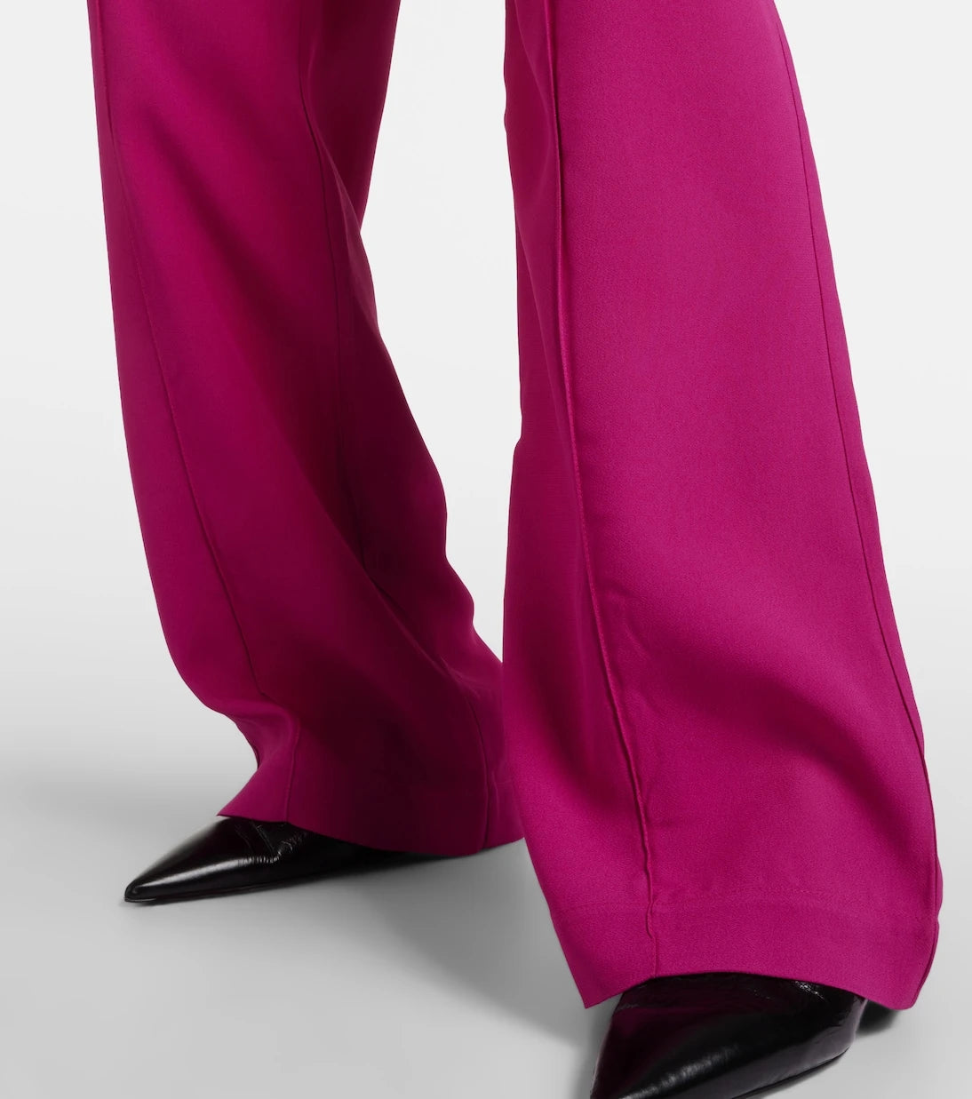 Taller Marmo - Marlene high-rise crêpe cady palazzo pants