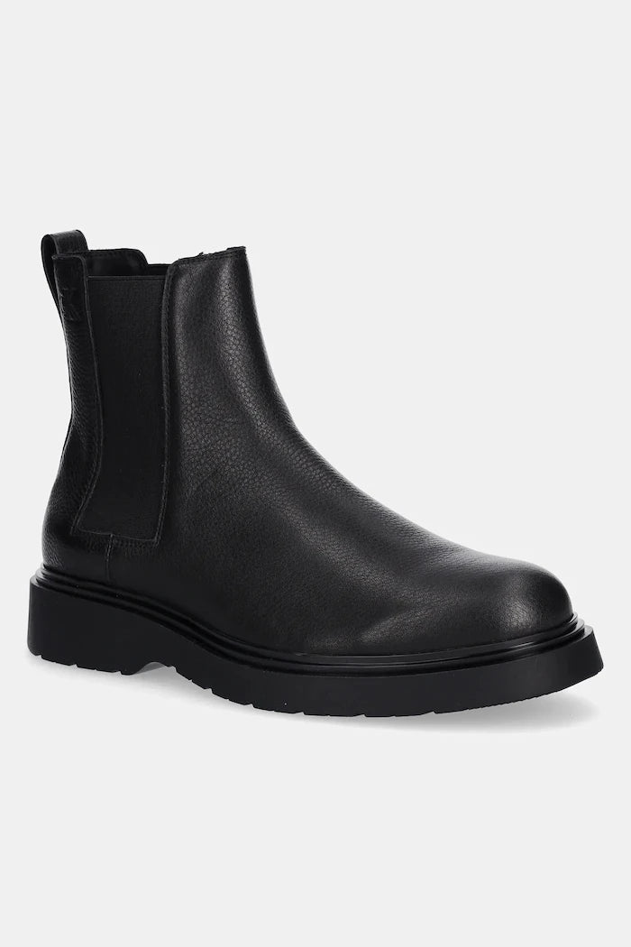 Кожени боти челси Calvin Klein COMBAT ESS CHELSEA BOOT LTH