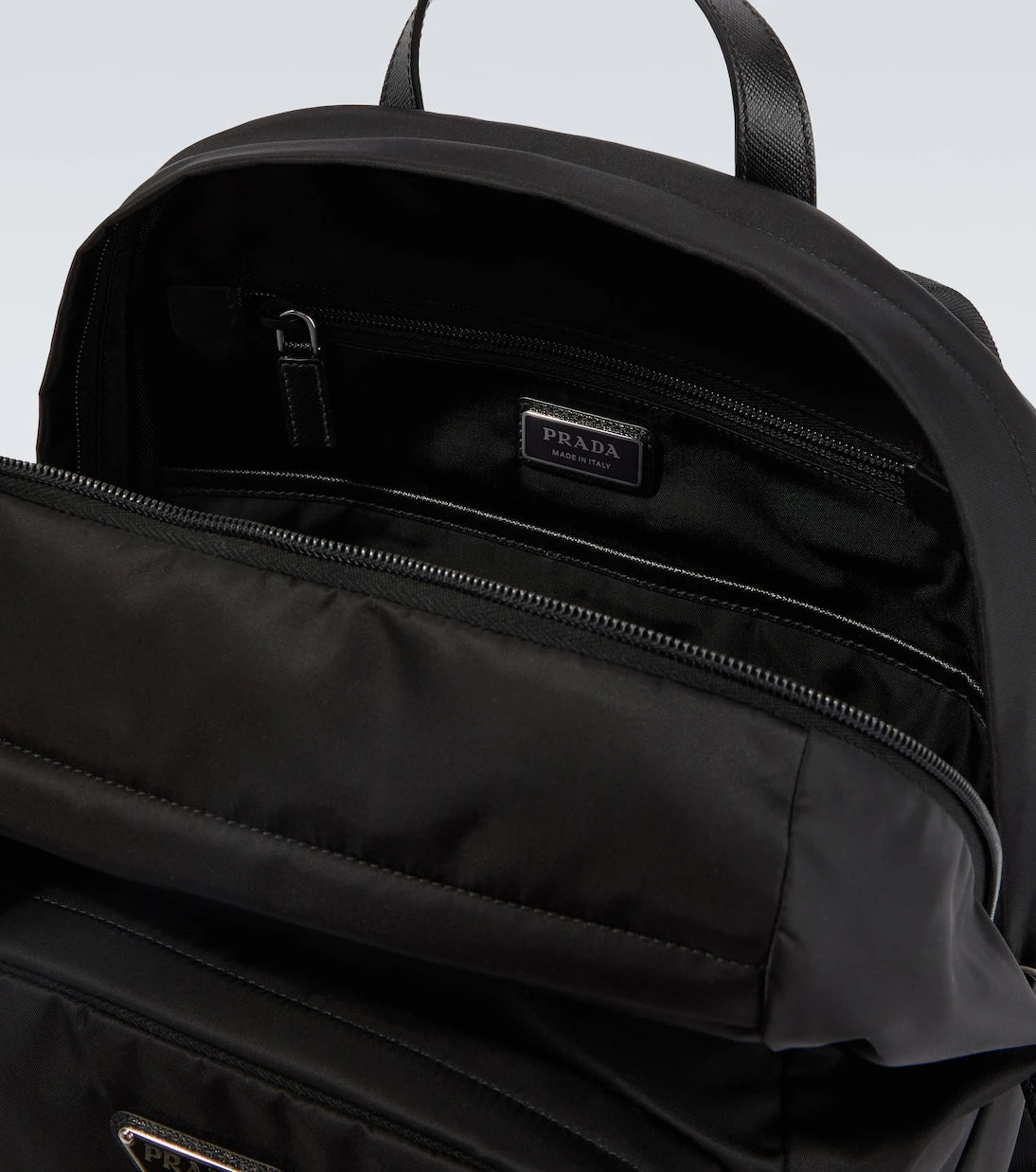 Prada - Re-Nylon logo backpack