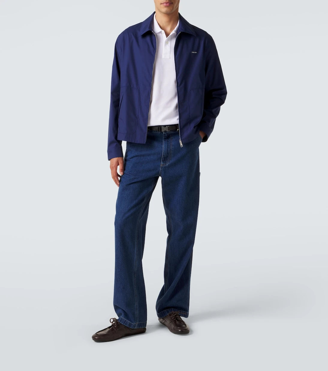 Prada - Cotton piqué polo shirt