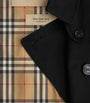 Burberry Black Cotton Mid-Length Chelsea Trench Coat