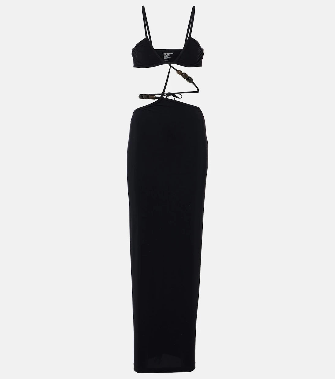 Christopher Esber - Beaded cutout jersey maxi dress