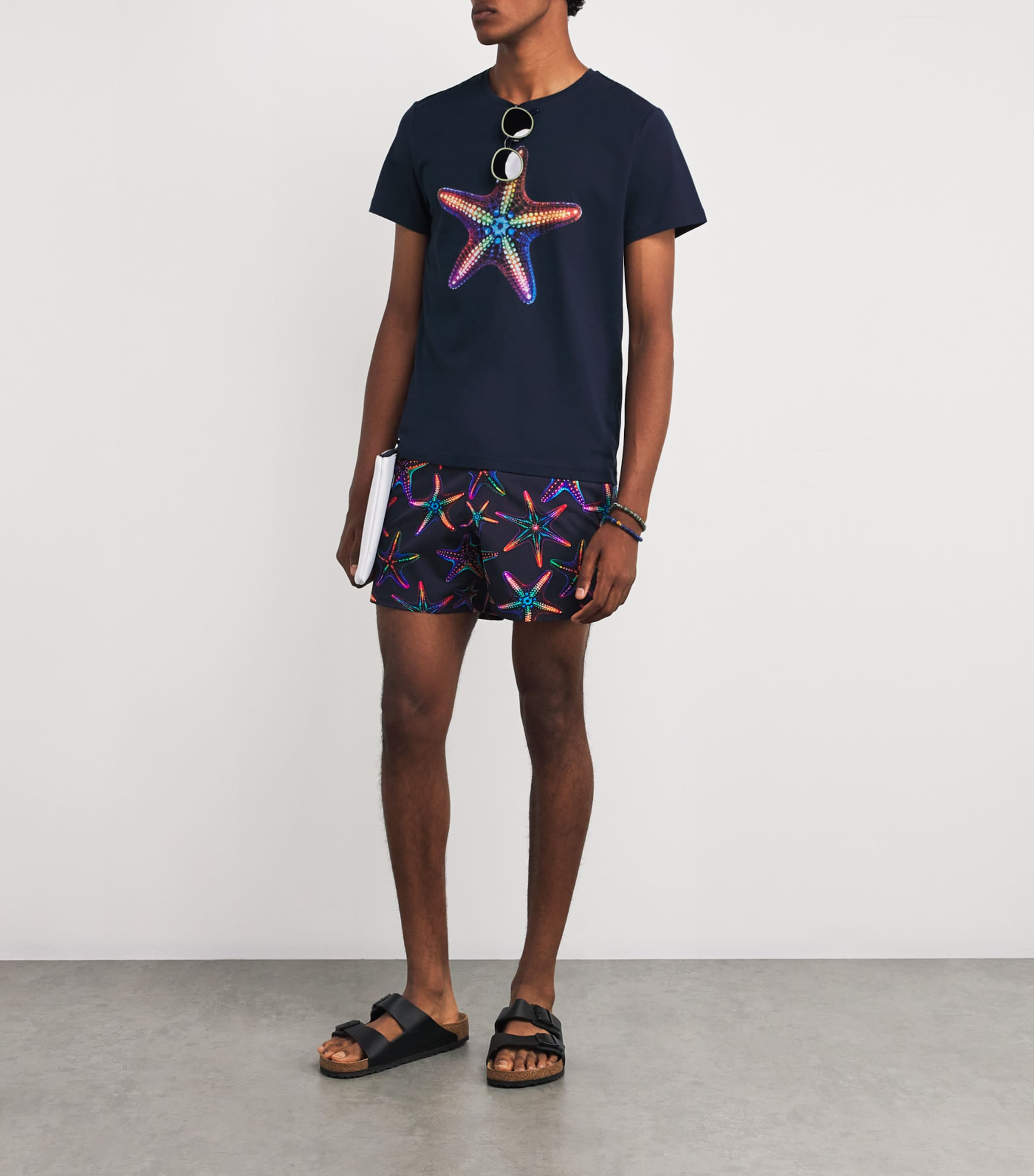 Disco Starfish Print Moorise Swim Shorts