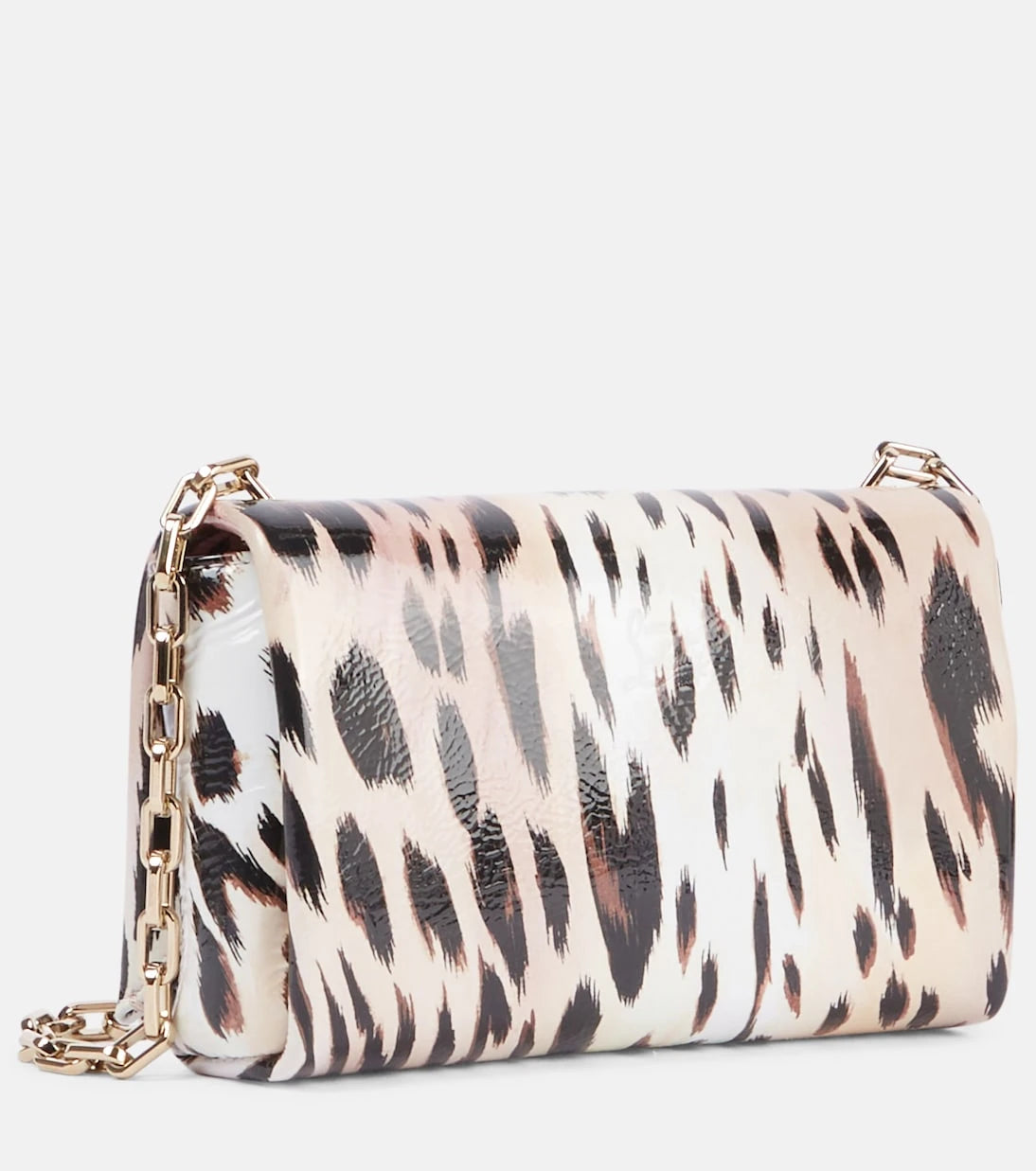 Christian Louboutin - Loubi54 printed leather clutch