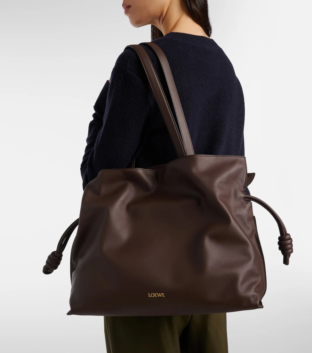 Loewe - Flamenco Large leather tote bag