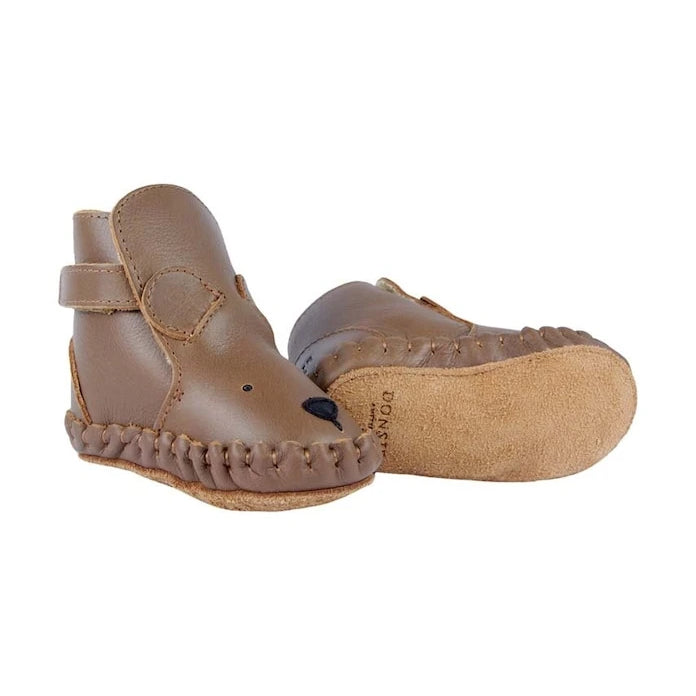 Бебешки кожени обувки Donsje Kapi Classic Booties Bear