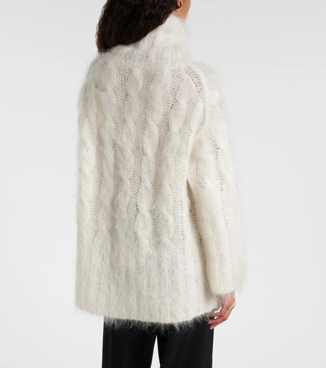 Joseph - Fortin cable-knit mohair-blend sweater