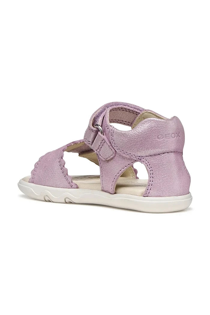 Детски сандали от кожа Geox SANDAL STEPPIEUP