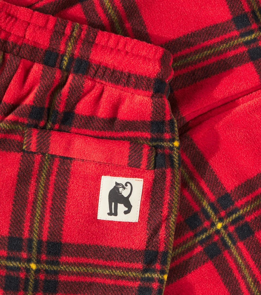 Mini Rodini - Checked fleece sweatpants