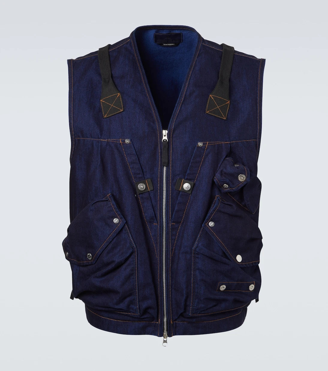 Stone Island - Denim cargo vest