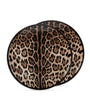 Dolce & Gabbana Casa Set of Two Leopard Print Dinner Plates (26cm)