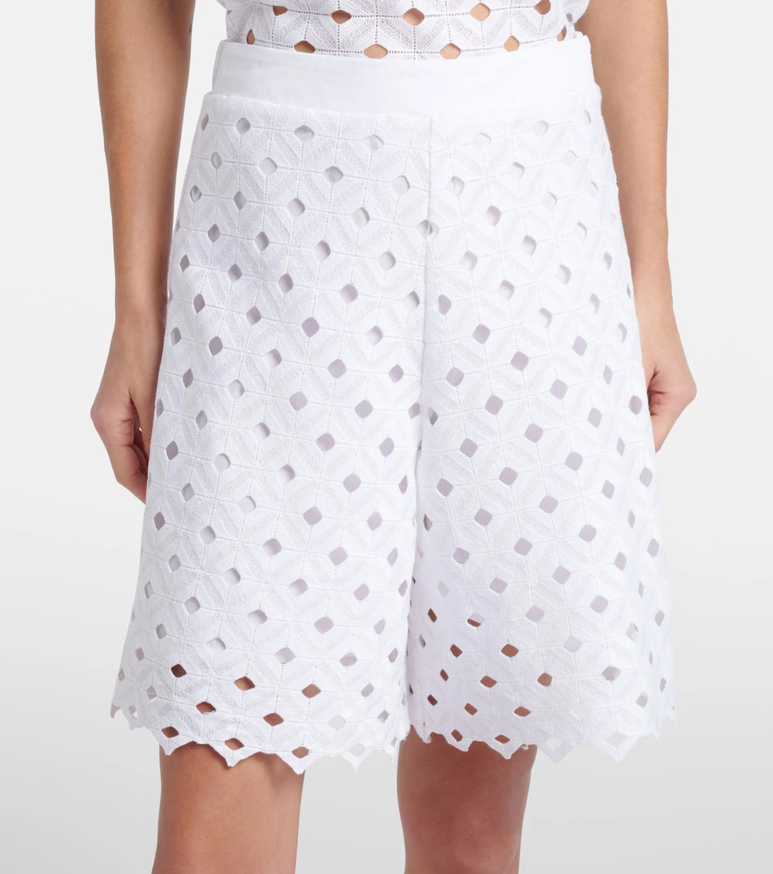 Max Mara - Uguale broderie anglaise Bermuda shorts