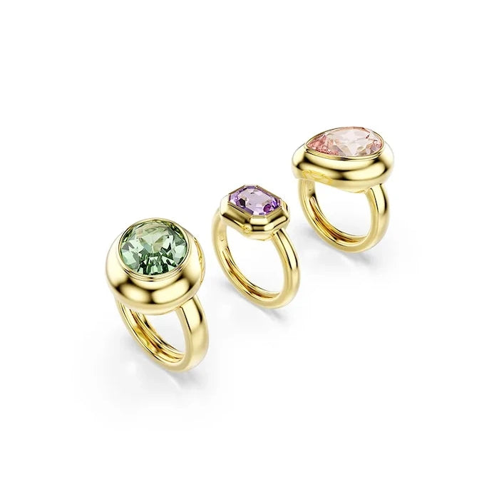 Swarovski kadın yüzük altın kaplama model kristal Swarovski GEMA