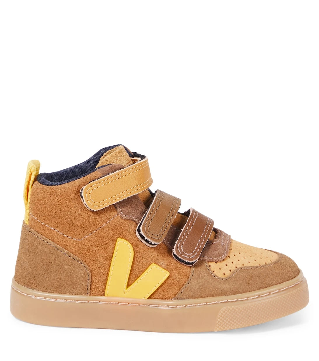 Veja Kids - V-10 suede high-top sneakers