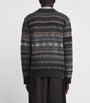 System Grey Fair Isle Cardigan