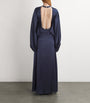 E.STOTT Navy Silk-Crystal Cleo Gown