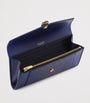 Bvlgari Blue Karung Leather Serpenti Forever Long Wallet