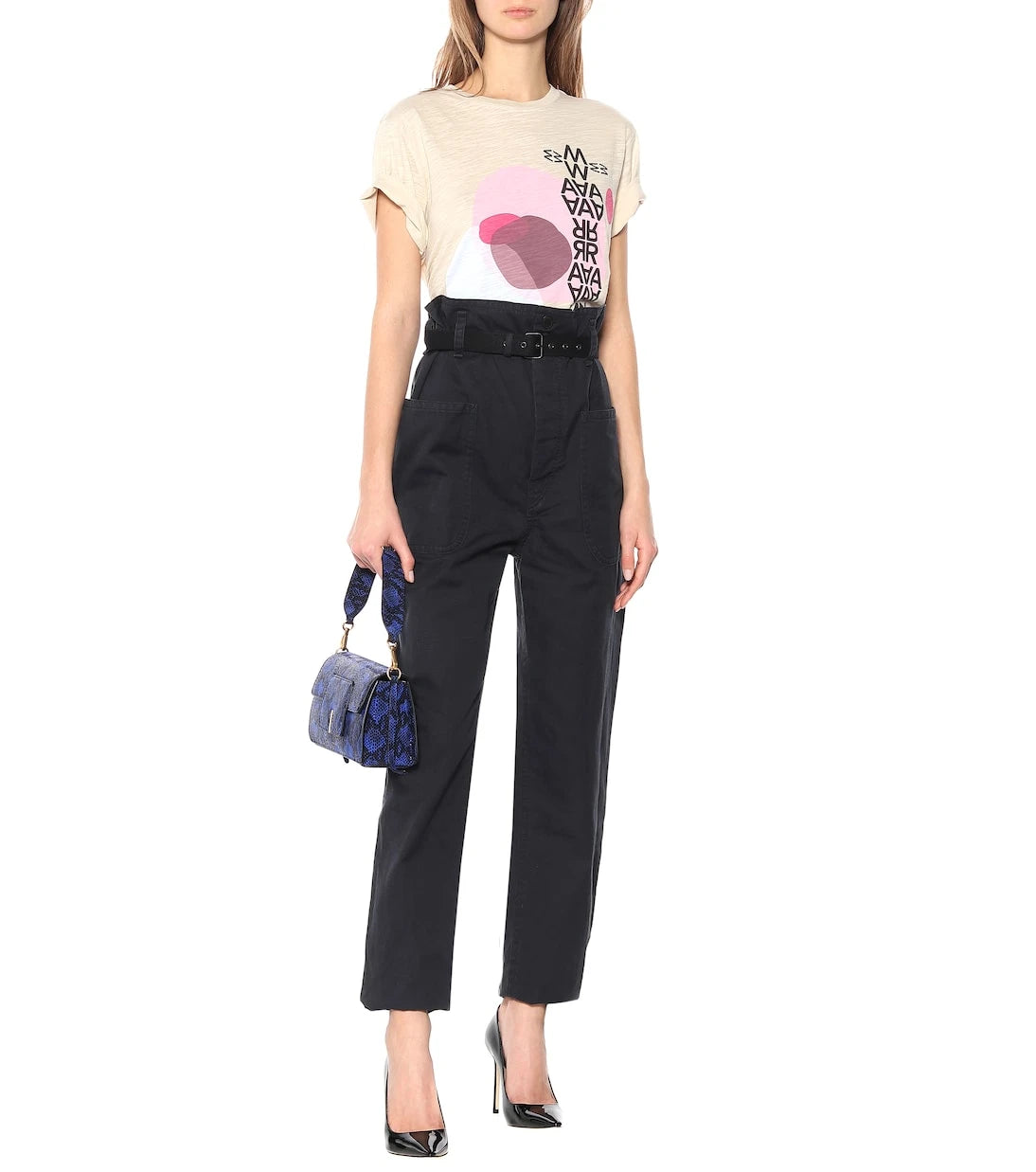 Marant Etoile - Rinny high-rise paperbag pants