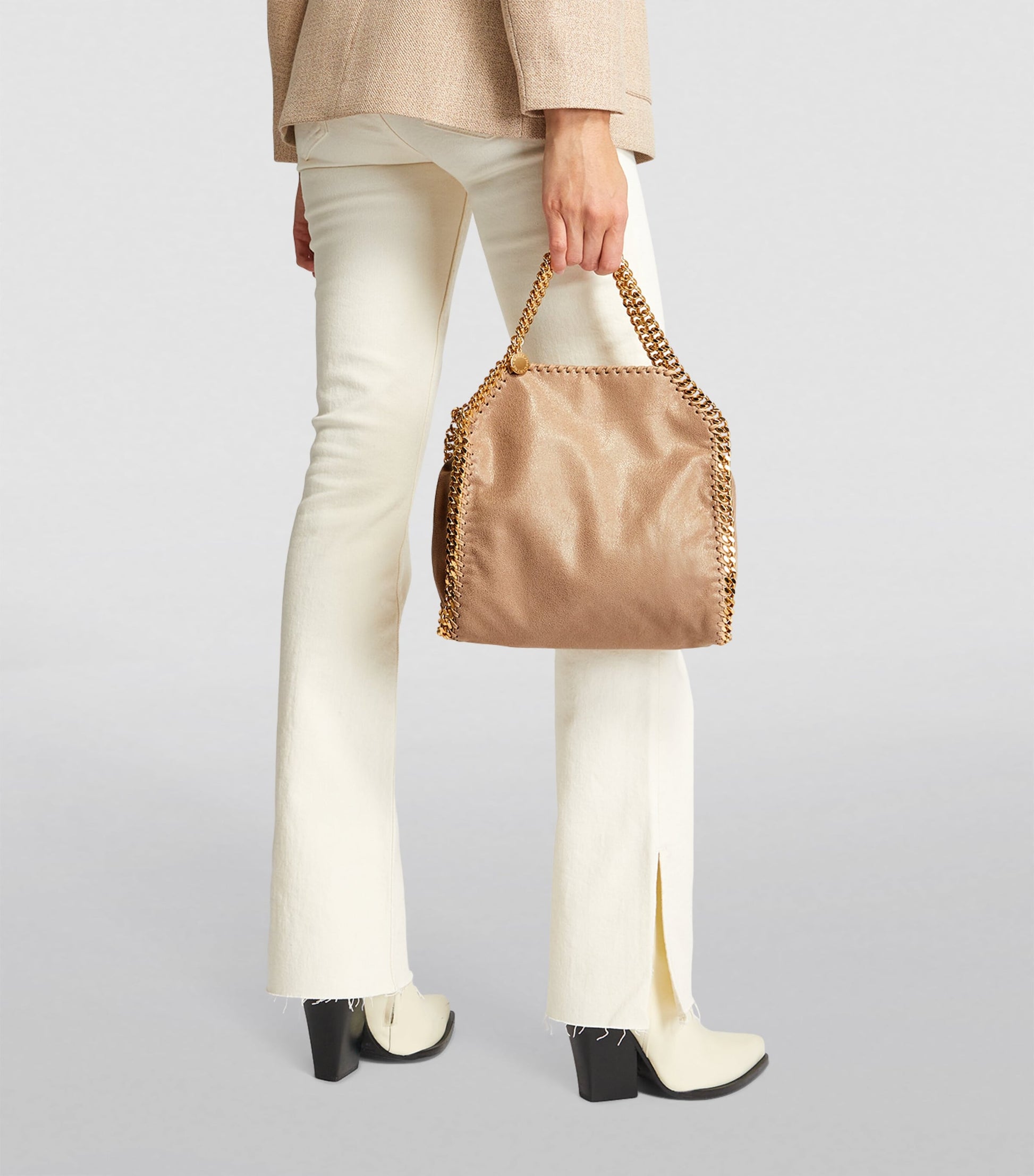 Mini Falabella Tote Bag 9300 BUTTER CREAM