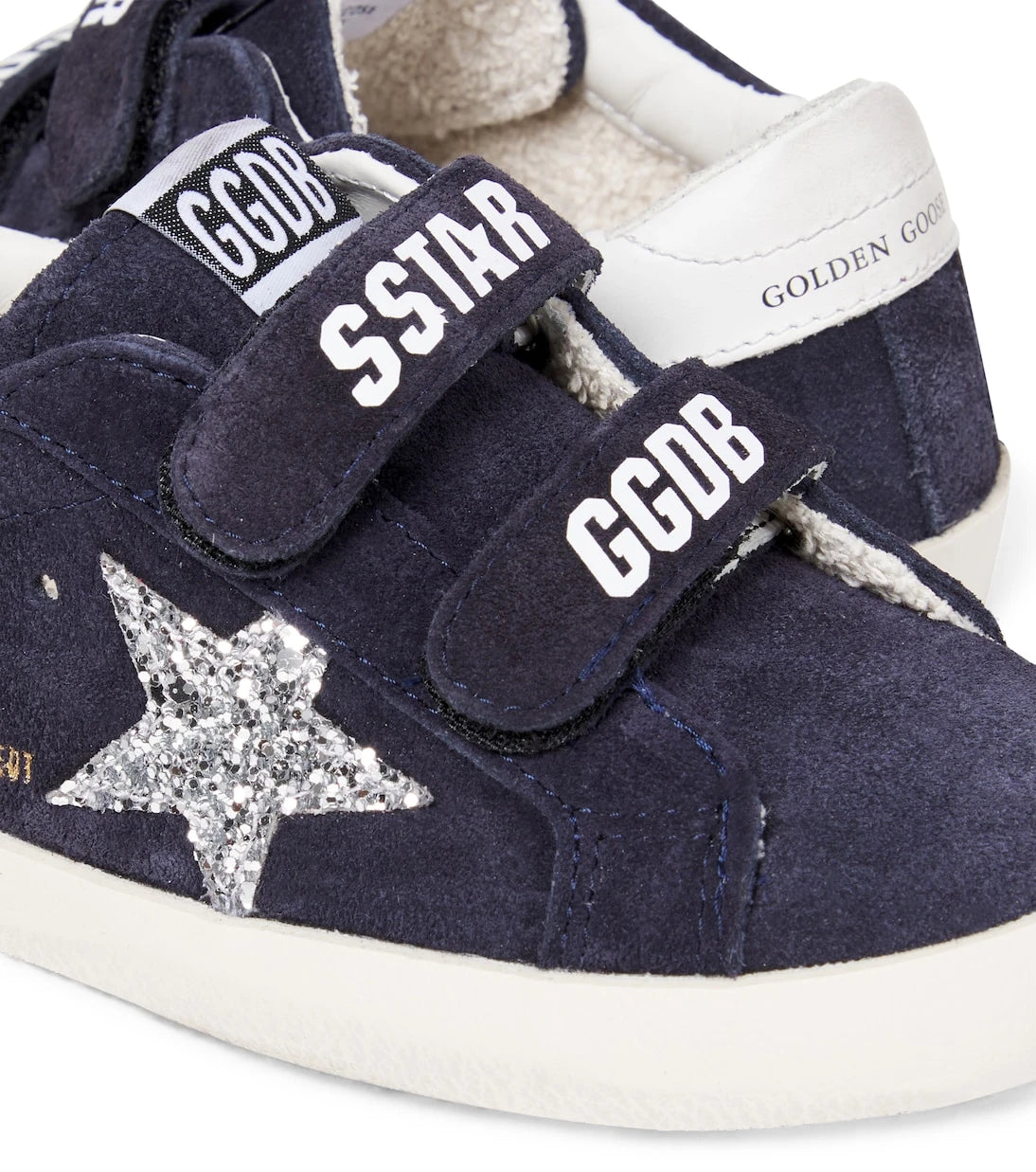 Golden Goose Kids - Old School sequined suede sneakers