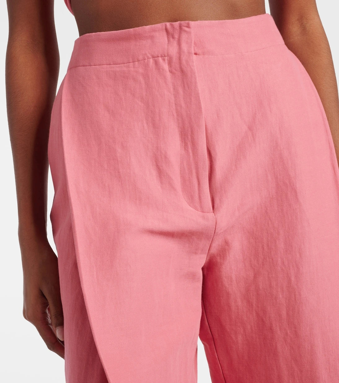 Tove - Santu linen and cotton-blend culottes