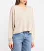 Neutral V-Neck Sweater