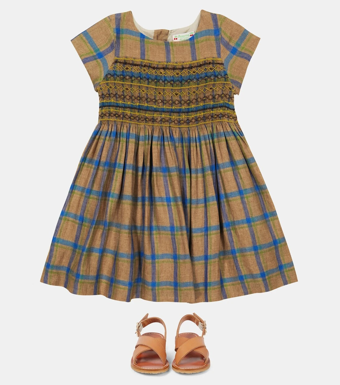 Bonpoint - Duchesse checked linen dress