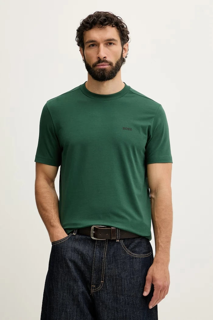 BOSS Green erkek pamuk elastan Tişört