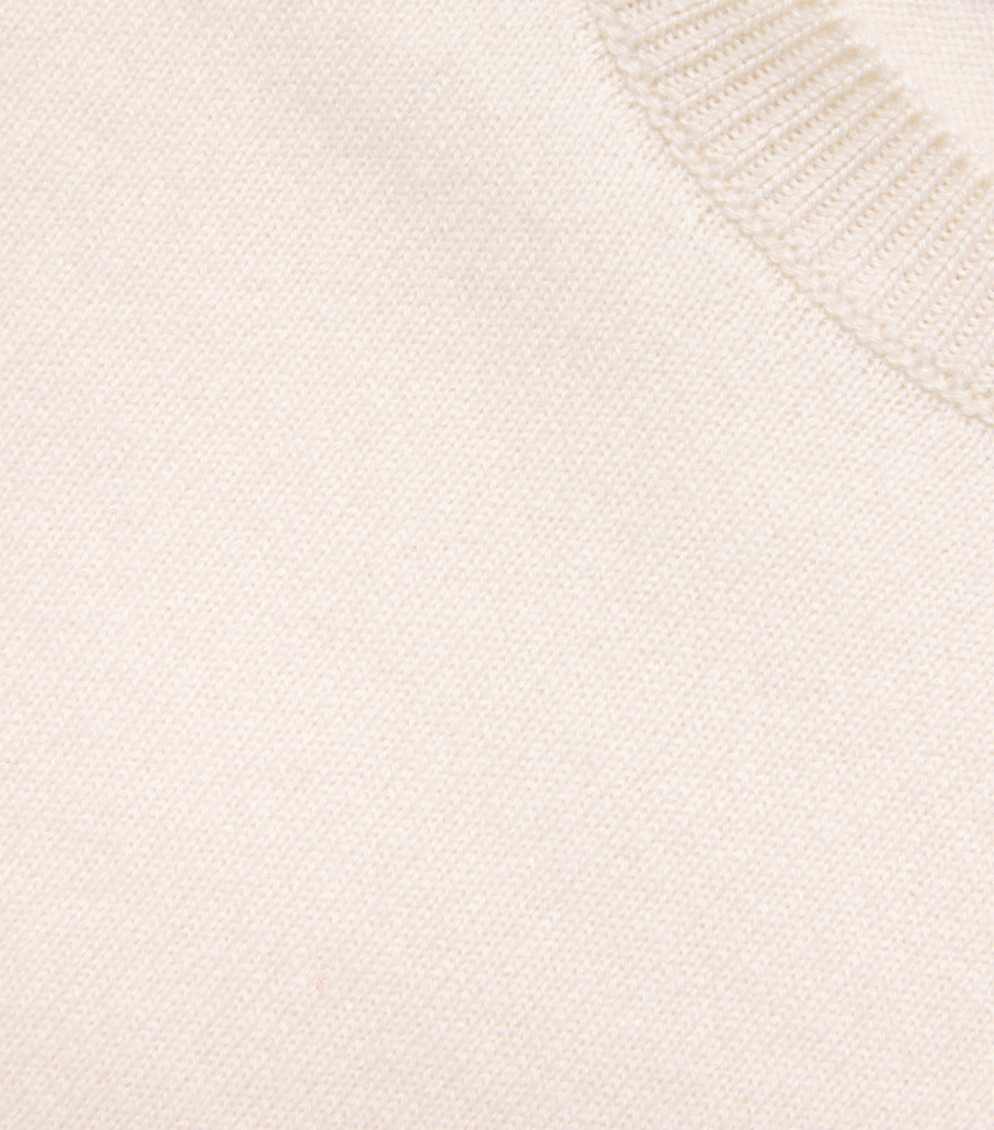 Ivory Cashmere T-Shirt Sweater