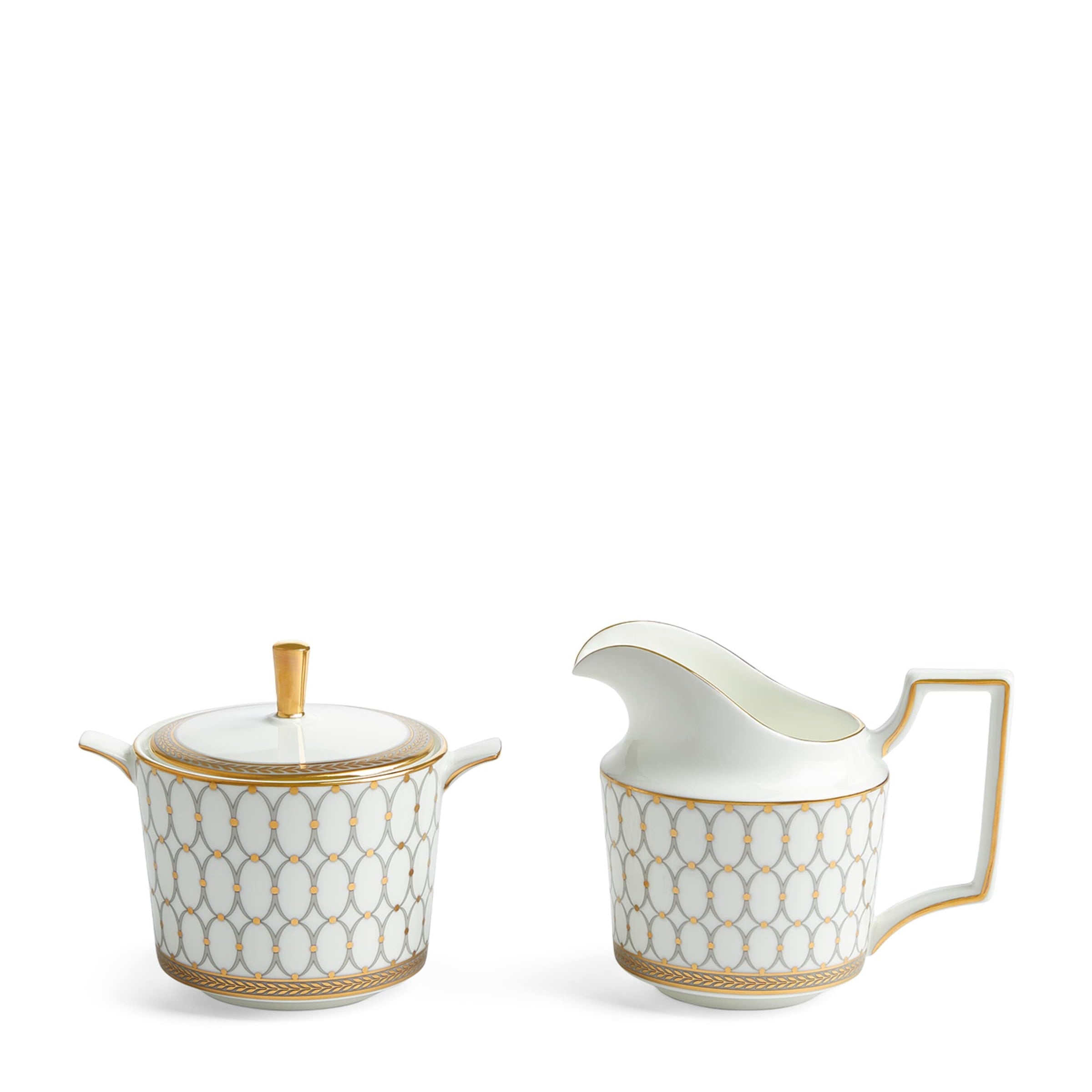 Wedgwood Renaissance Grey 2-Piece Sugar & Creamer Set