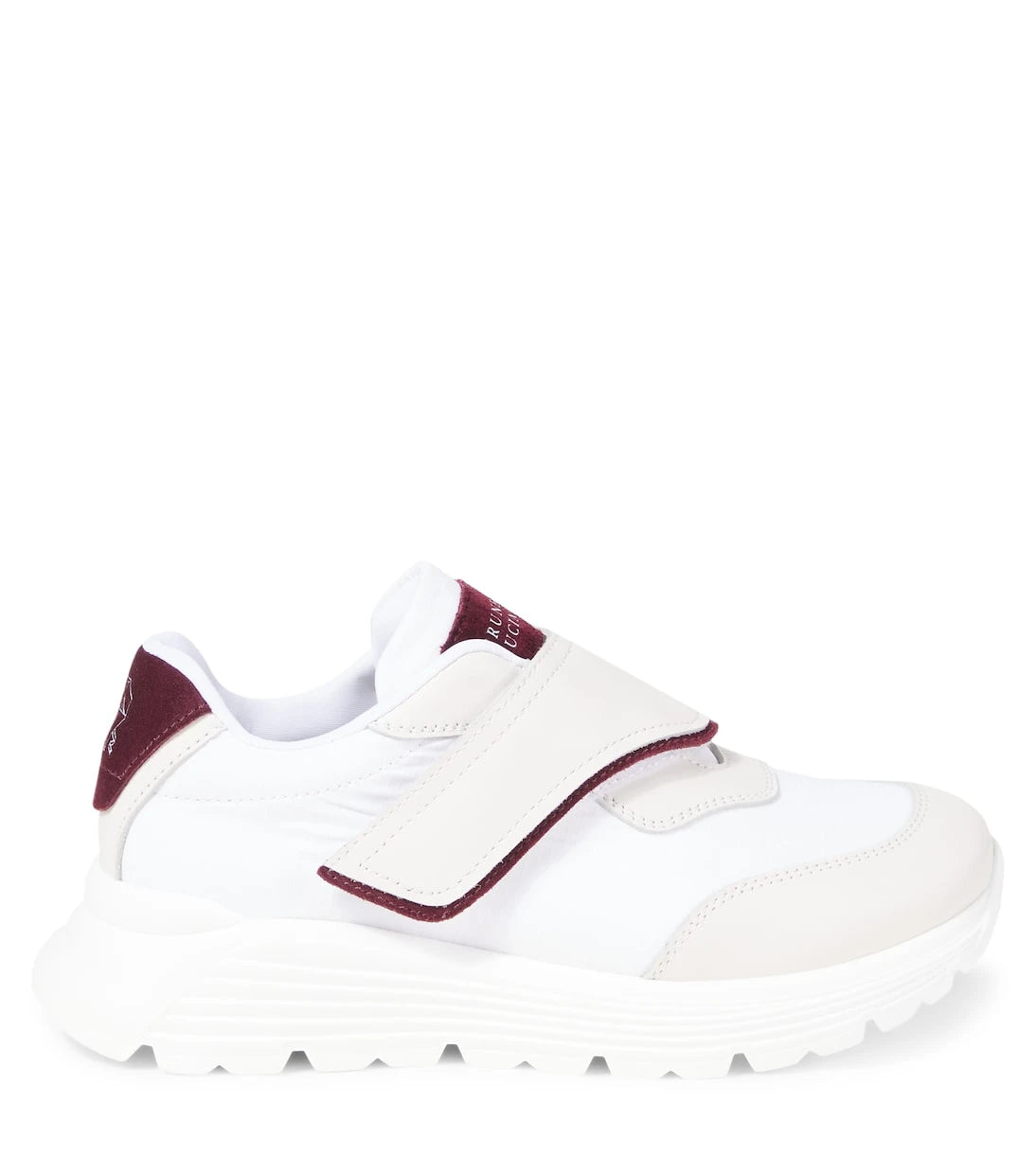 Brunello Cucinelli Kids - Leather-trimmed sneakers