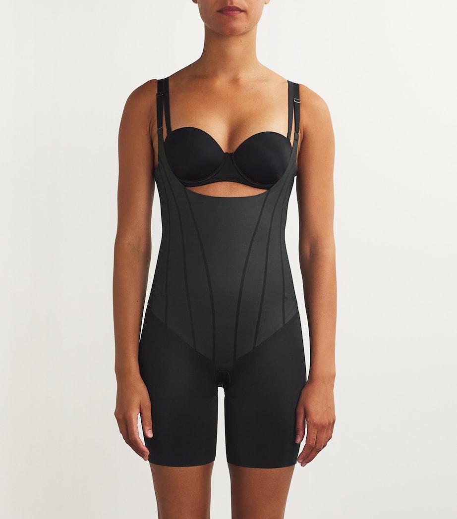 SPANXsupersculpt TotalContour Open-Bust Mid-Thigh Bodysuit