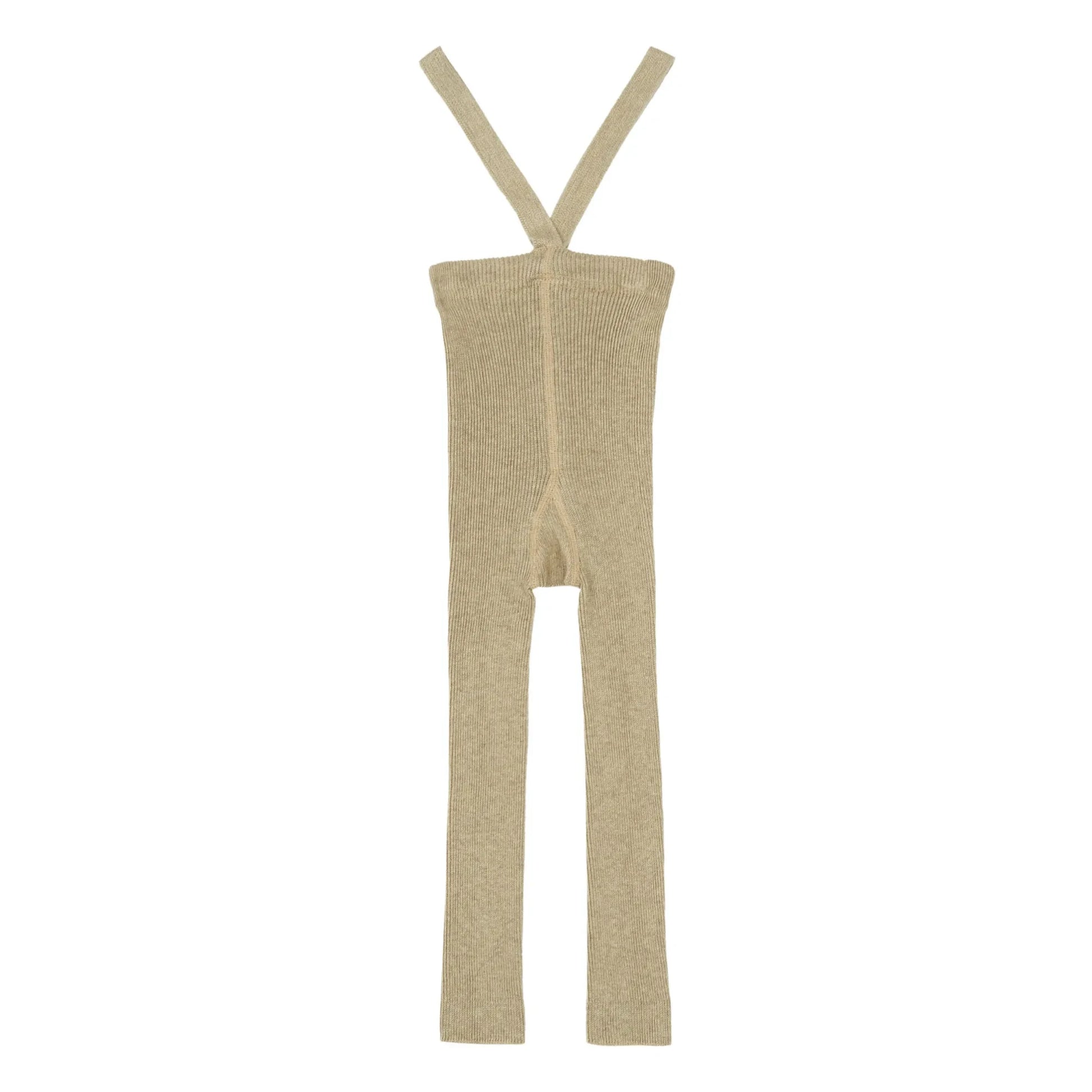 Silly Silas - Organic Cotton Footless Suspender Tights | Sand