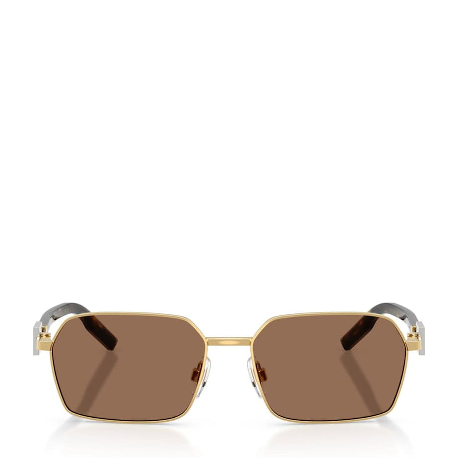 Dolce & Gabbana Wire-Frame Rectangular Sunglasses