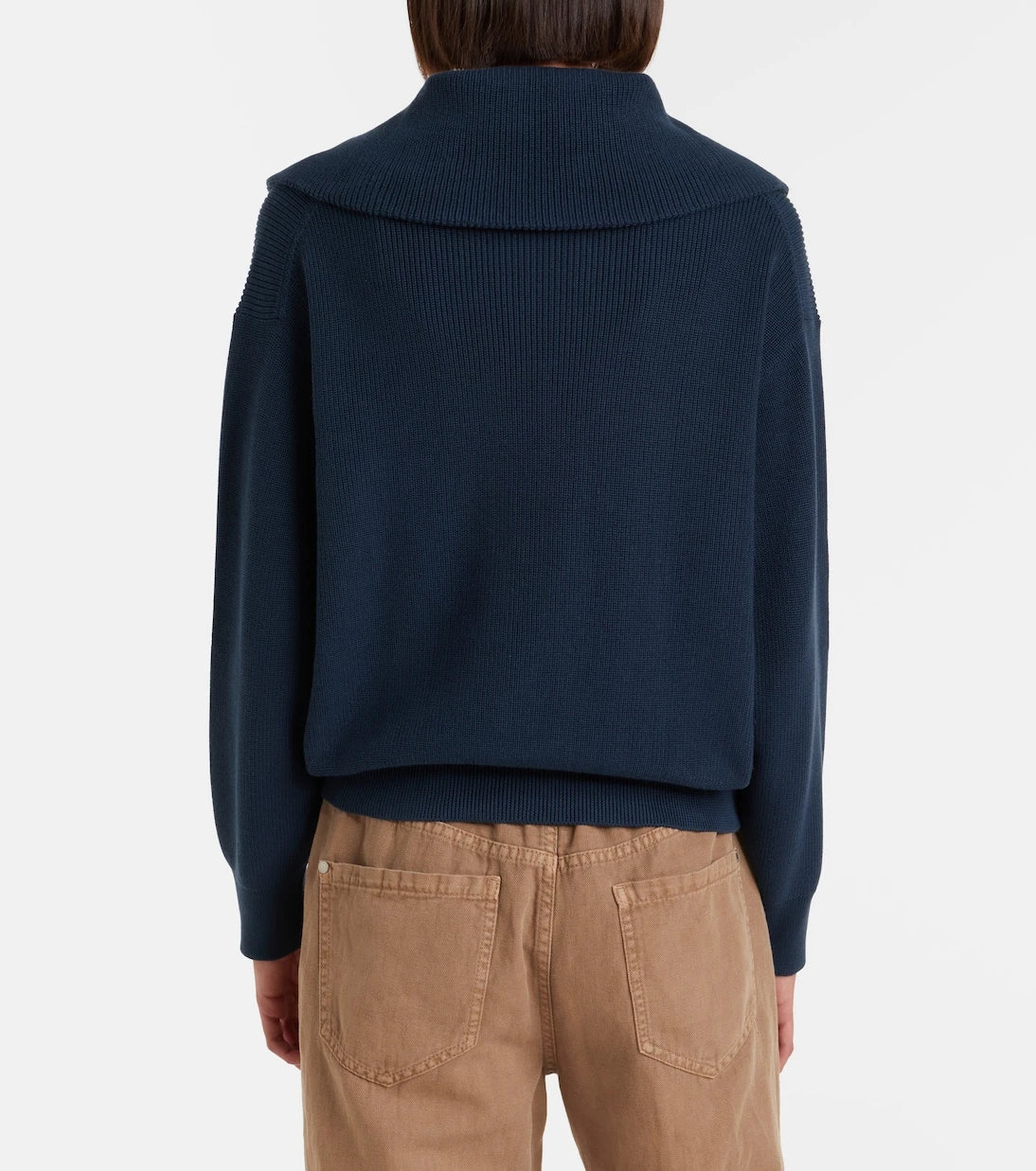 Brunello Cucinelli - Monili cotton half-zip sweater