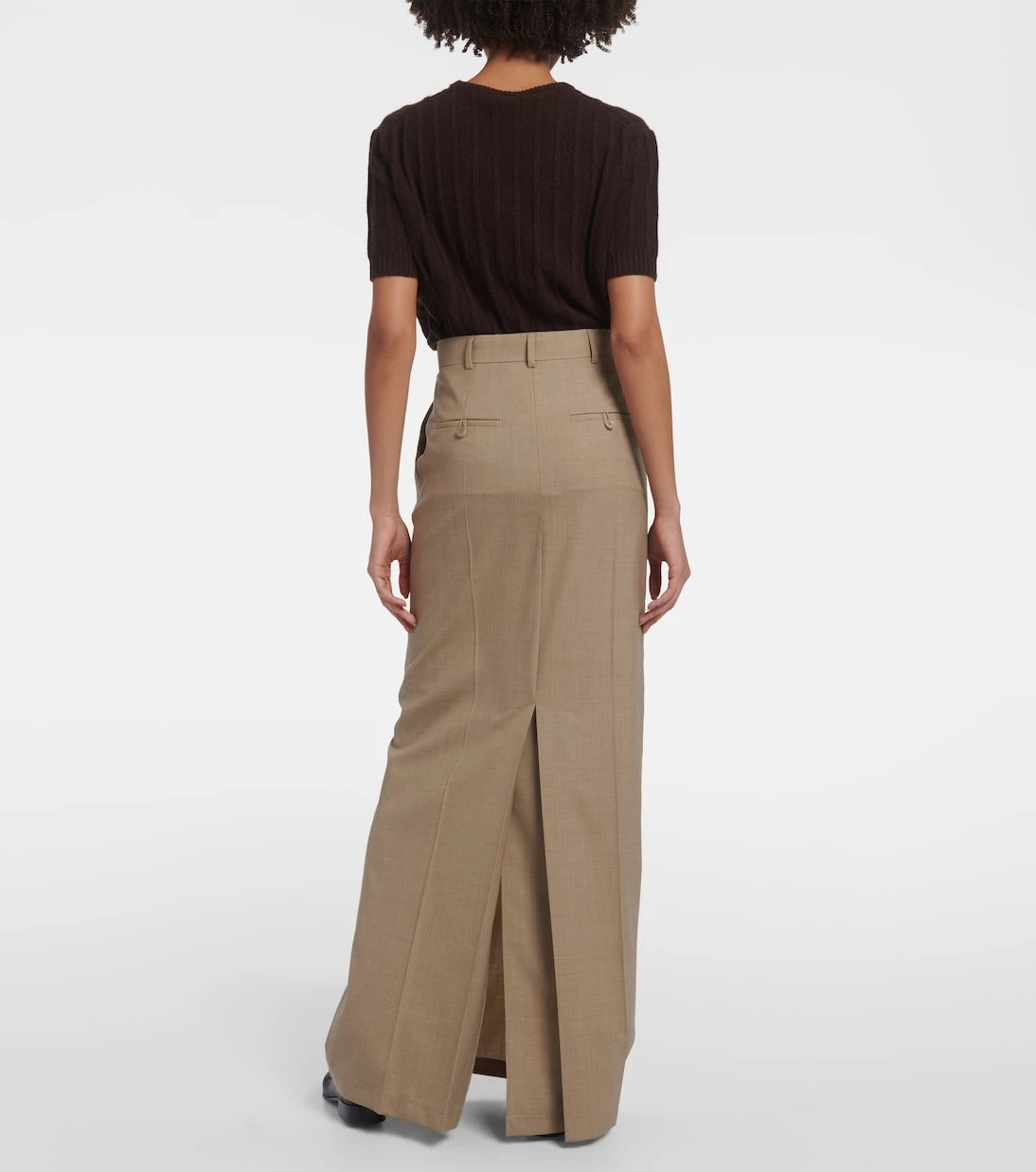 Max Mara - Circe virgin wool maxi skirt