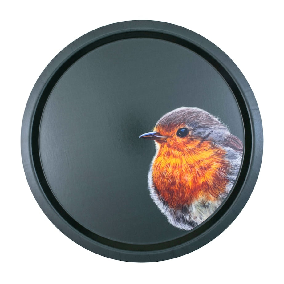 Birchwood Woodland Wildlife Robin Tray (39cm)