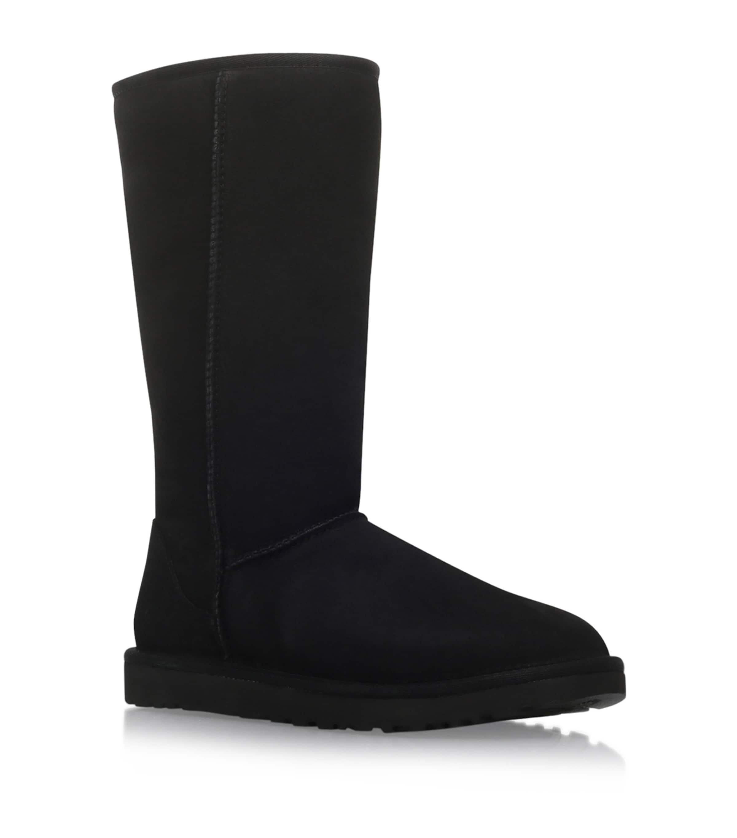 UGG Black Classic II Tall Suede Boots