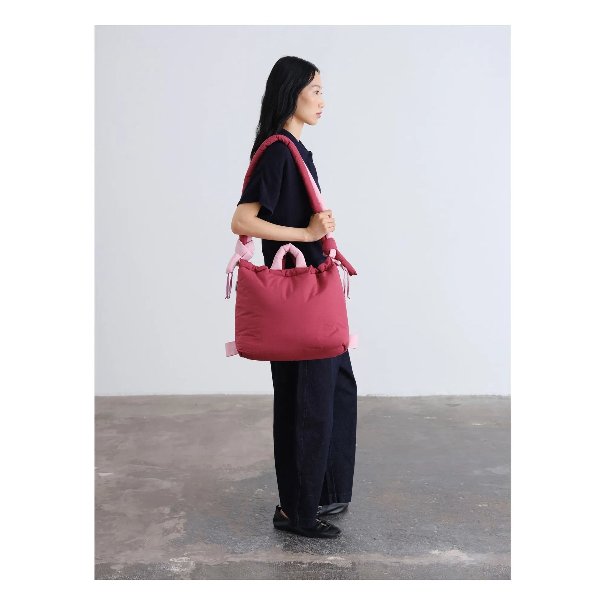 Olend - Ona Soft Bicolore bag | Cherry red