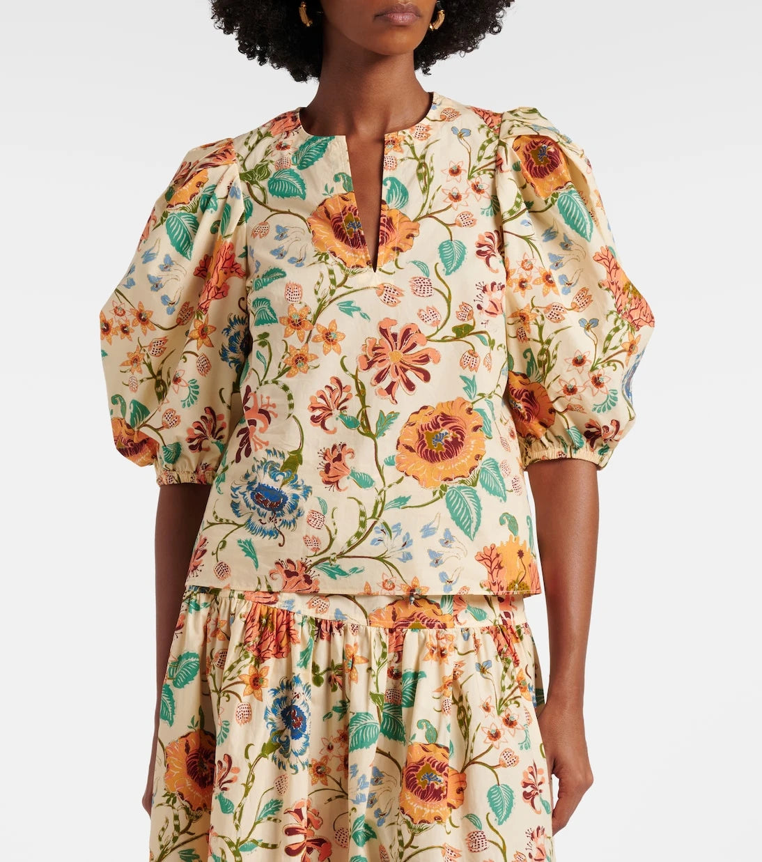 Ulla Johnson - Florielle floral cotton top