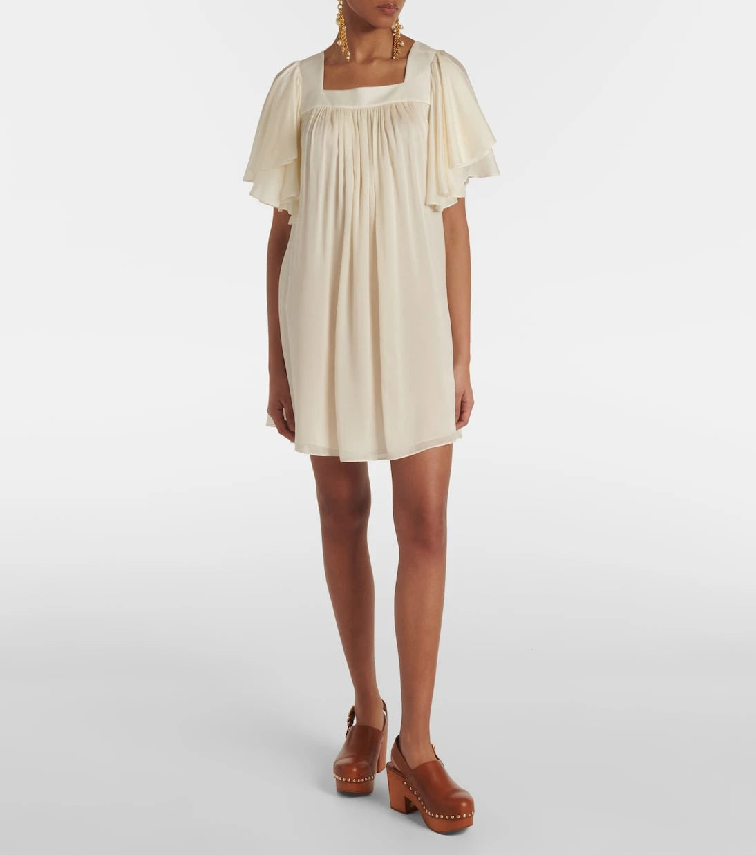 Chloé - Ro33 ipek mini elbise