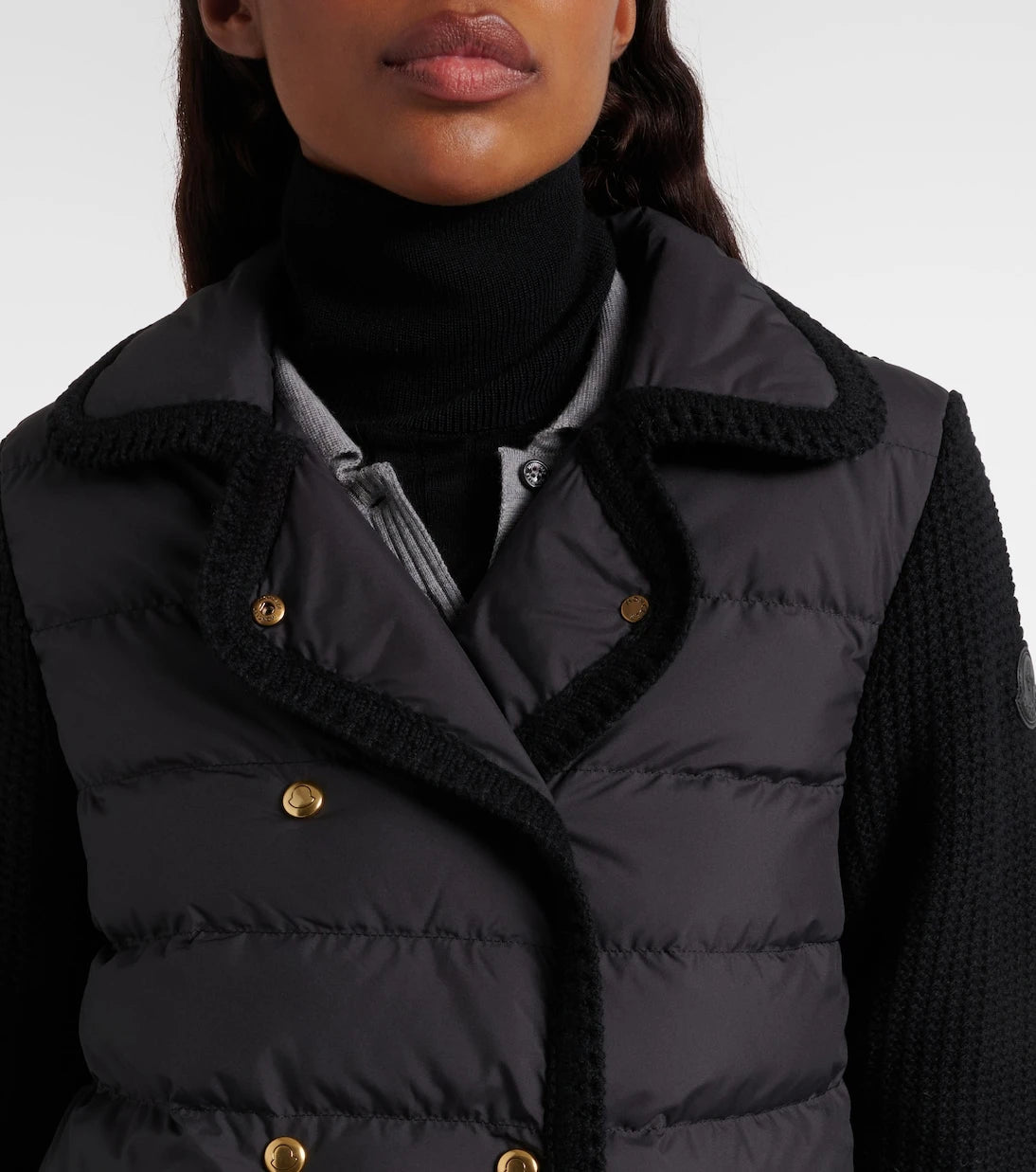 Moncler - Down-paneled wool and cashmere jacket