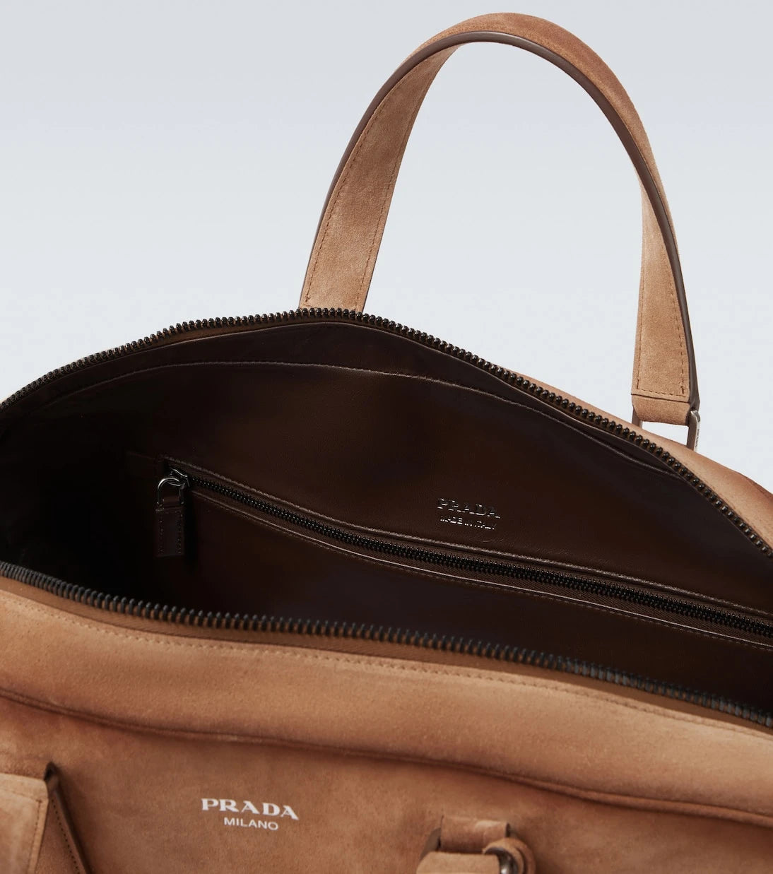 Prada - Suede duffel bag
