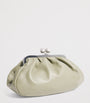 Weekend Max Mara Green Medium Leather Pasticcino Clutch Bag