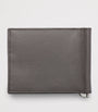 Grey Saffiano Leather Bifold Wallet