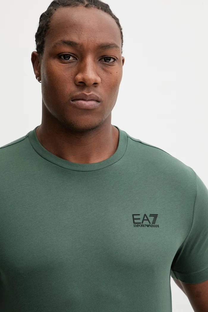 EA7 Emporio Armani pamuklu basic erkek tişört
