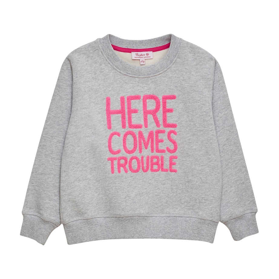 Here Comes Trouble Sweatshirt (6-11 Years)