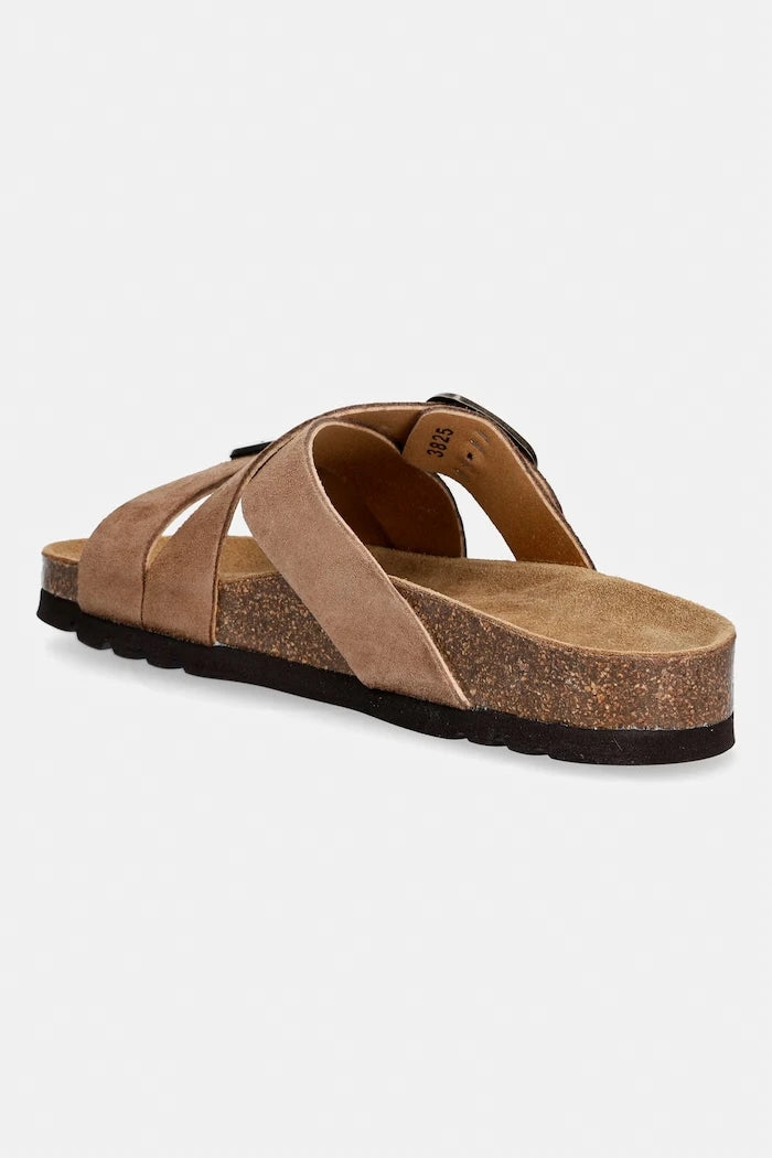 Scholl чехли дамски от велур SELENE